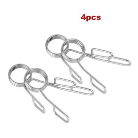 4 Pcs Stainless Steel Barbell Collars For Olympic 2 Inch Barbell Clamp Collar